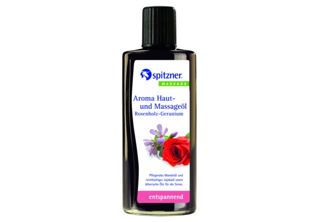 Spitzner aroma skin and massage oil relaxing, 190 ml