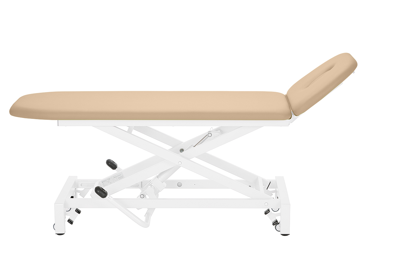 Vento therapy couch with hydraulic height adjustment